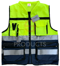 Load image into Gallery viewer, 3M Premium Two-Tone Safety Vest SV029