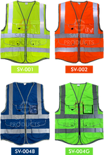 Load image into Gallery viewer, Enhanced Visibility Safety Vest